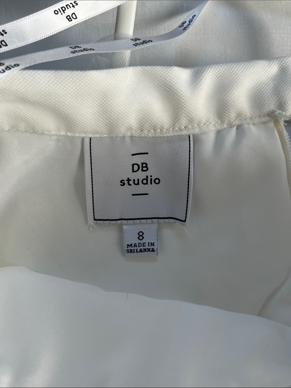 David’s Bridal Classic White Tulle Midi Skirt with Pockets - NWOT - Picture 6 of 7